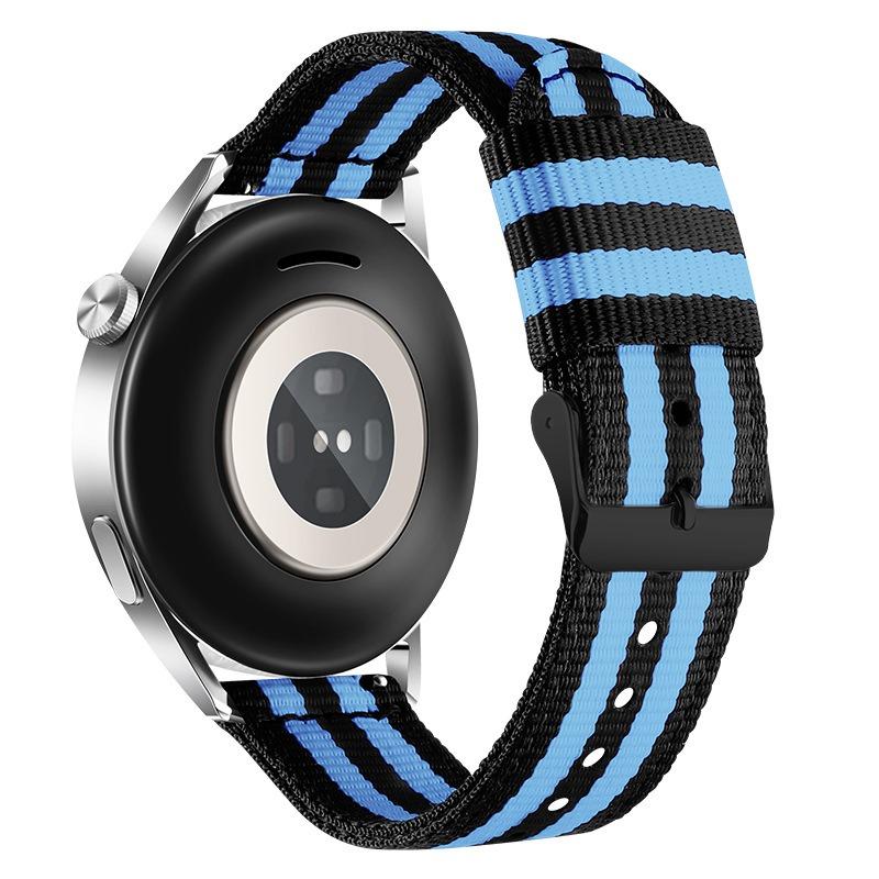 

17 мм 19 мм 20 мм тканевый нейлоновый ремешок для часов для браслета SWATCH, сменный браслет для женщин и мужчин, спортивные аксессуары для часов, ремешок 19mm синий