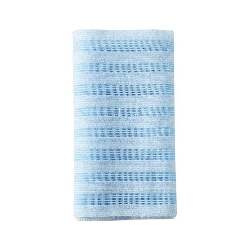 Mjuk Lång Badskrubbhandduk för Känslig Hud Skonsam Exfoliering Snabbtorkande Återanvändbar Maskintvättbar Polyester