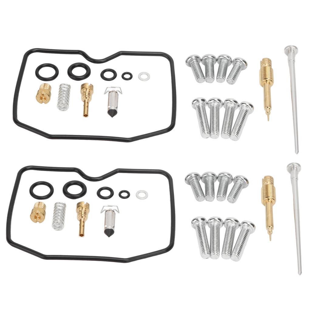 2 Sets Motorcycle Carburetor Rebuild Repair Kit Replacement for Vulcan 500 EN500C LTD 1996?2009