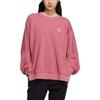 adidas Sweatshirts Women's Pink Crew Neck Moderate Regular IA5226