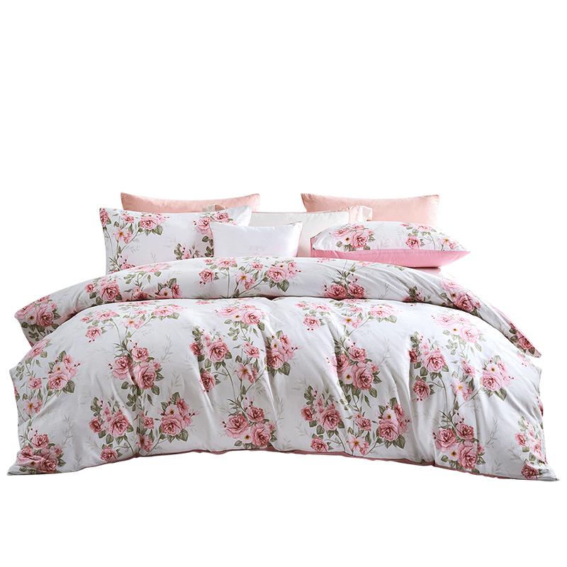 Fuanna Pure Cotton 3-Piece Bedding Set for Dorms