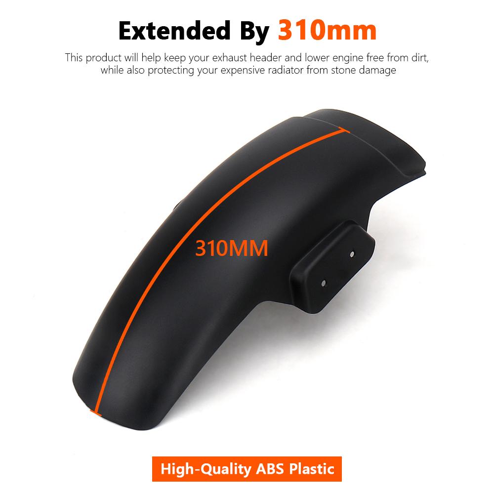 Trident 660 Motorcycle Front Fender Mudguard Extender Extension Black For TRIDENT 660 Trident660 Trident660 2021 2022 2023 2024