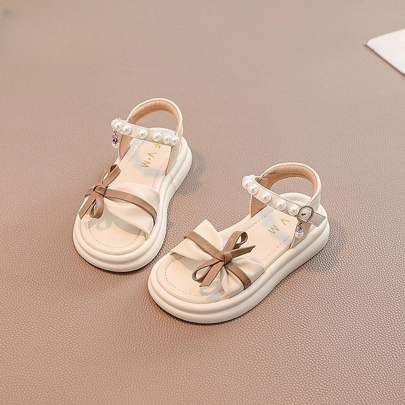 Girls shoes, children's baby princess sandals 2025 new summer sports explosion, big children's foreign style soft bottom beach