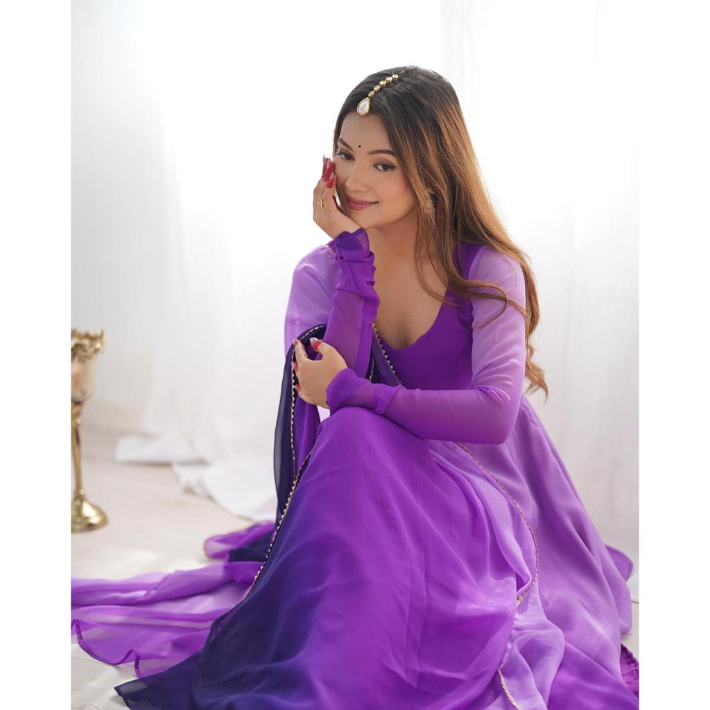 Schönes Paksiatni Anarkali Gown Anzug Indisch Bollywood Partywear Salwar Kameez