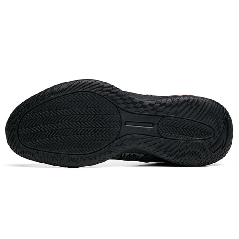 Anta Swoosh 2.0 Anti-Slip Wear-Resistant Low-Top Performance Basketball Shoes Men's White Black Sneakers 112231606-5