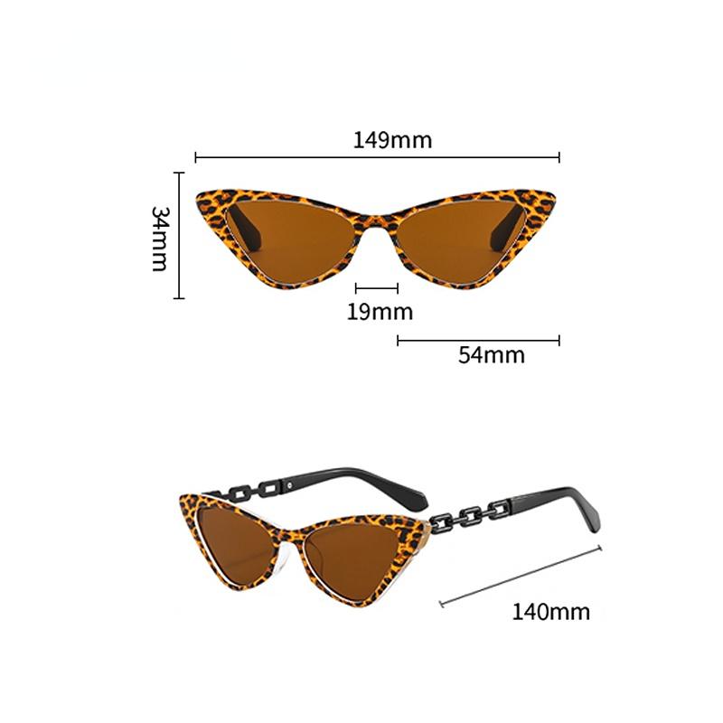 New Multicolor Small Cat Eye Sunglasses Trendy Fashionable Popular Female Eyewear Luxury Brand Designer UV4 Shades for Women