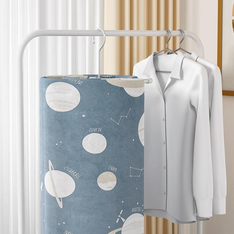 Quilt Drying Artifact Spiral Clothes Drying Rack Balcony Household Large Round Rotating Hanging Cooling Bed Sheets Quilt Cover
