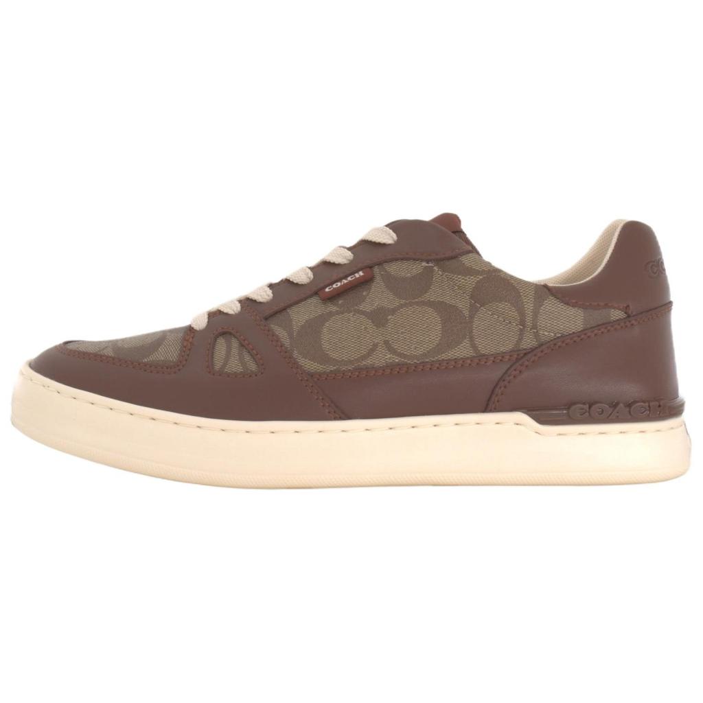 COACH Clip Sneakers Brown C8965-SAD