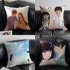 Classic comics KKimi Ni TodokeS Cushion Cover Pillow Case Antidustmite Invisible zipper silky plush cushion