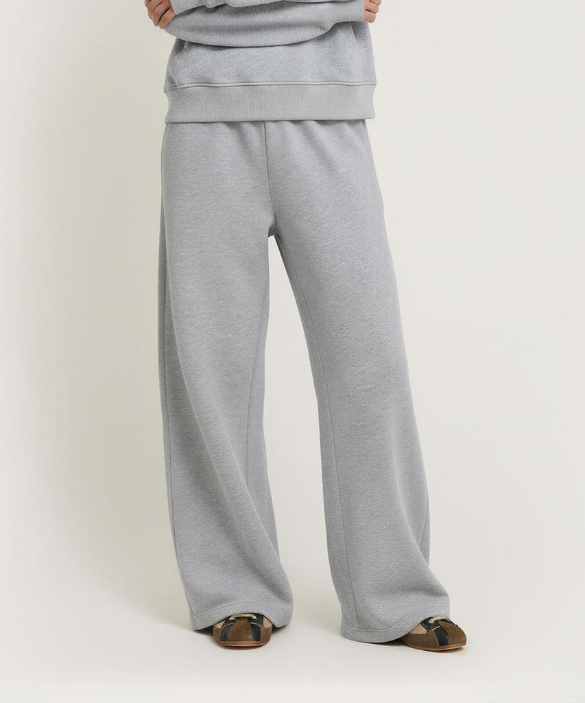 Beoteunseoul [Womens] Cotton Air Fit Wide Sweatpants (3 Colors)