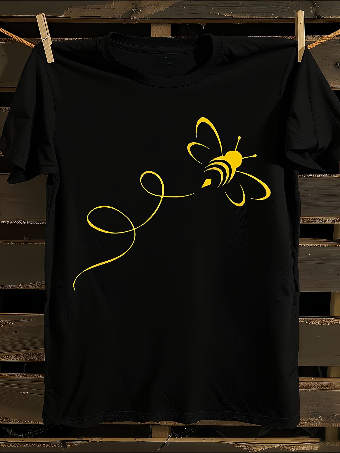 Golden Bumble Bee Honey Bee Graphic Tshirt XXL