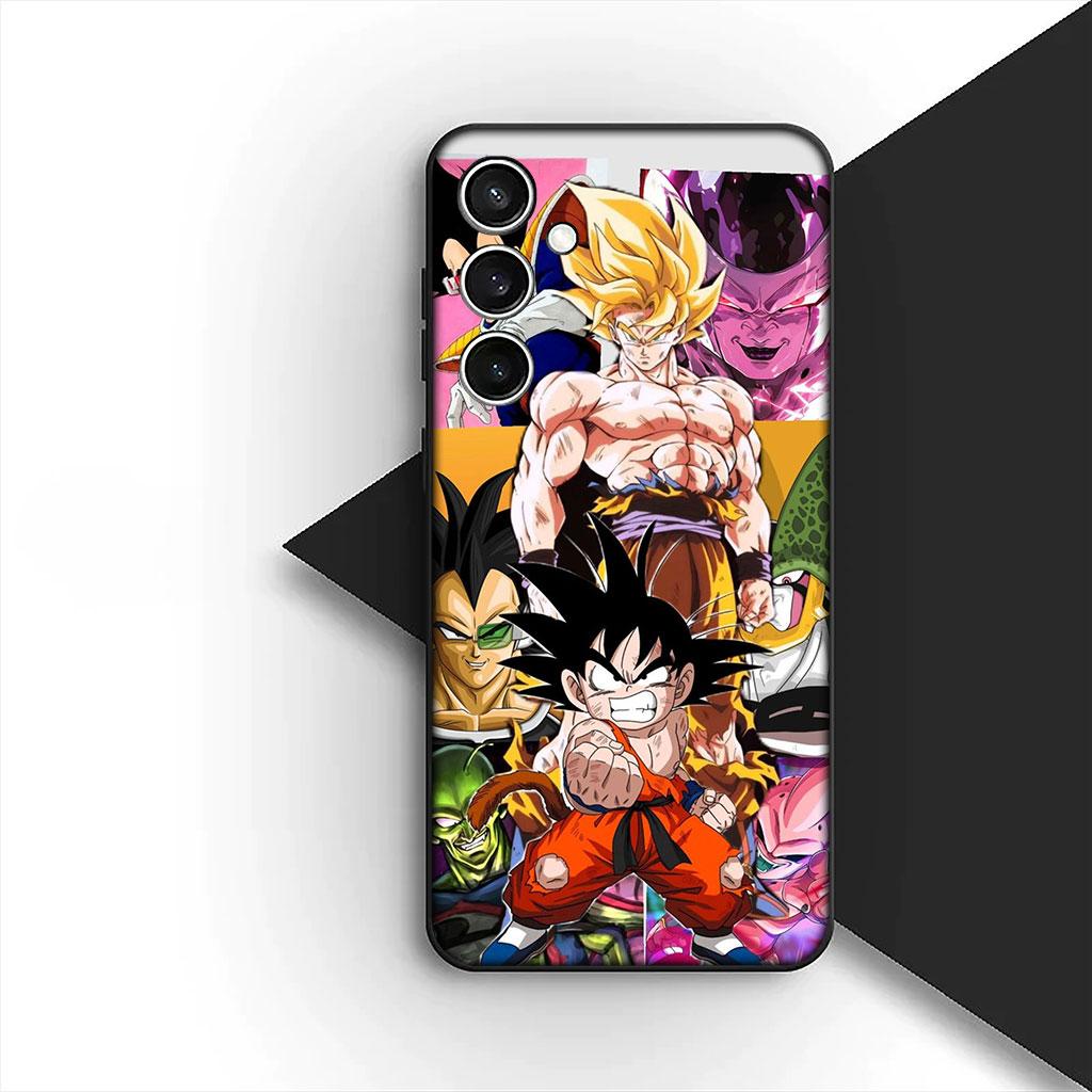 Casing Phone Cover for Samsung Galaxy S25 S24 S23 FE Ultra Plus S7 Edge S25+ S23+ A56 5G Case  Gokus Son Dragons Balls Z Gohan Galaxy S24+