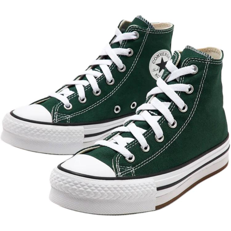 Converse Chuck Taylor All Star Comfortable Versatile Anti-Kick Durable Low-Top Kids Canvas Shoes Kids Sneaker Green A09291C