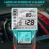 Auto- und Motorrad-Batterietester, 12V 24V Digitaler Analyzer, Misst SOH, SOC, CCA und IR, Batterietestwerkzeug für Auto, LKW und Motorrad