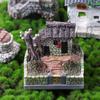 Mini 1 pcs Crafts DIY Resin House Model Scene Statue Figurines Bonsai Decor