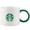 Tazza Ceramica Serie Retro Bianco Verde Starbucks