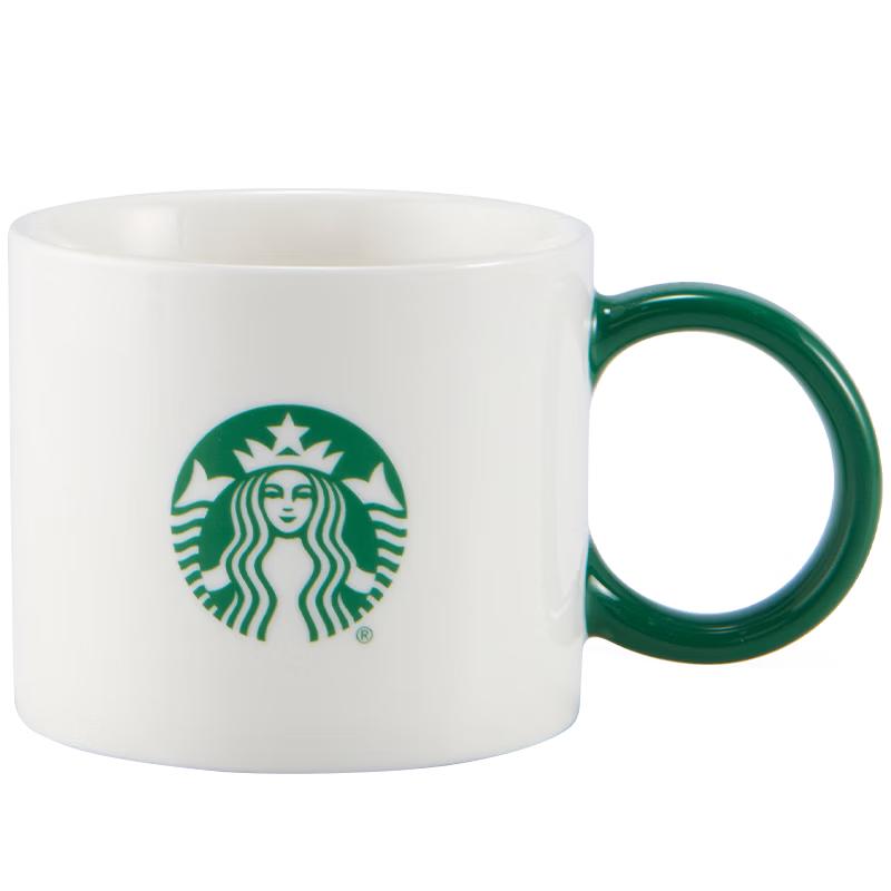 

Керамическая кружка Starbucks Серия Retro White Green