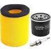 Road Passion 13780-03G00 1651003G00 Air Filter & Oil Filter & Spark Plug Compatible with Suzuki Eiger 400 LTA 400 2x4 King Quad 400 LTA400F LTF400F