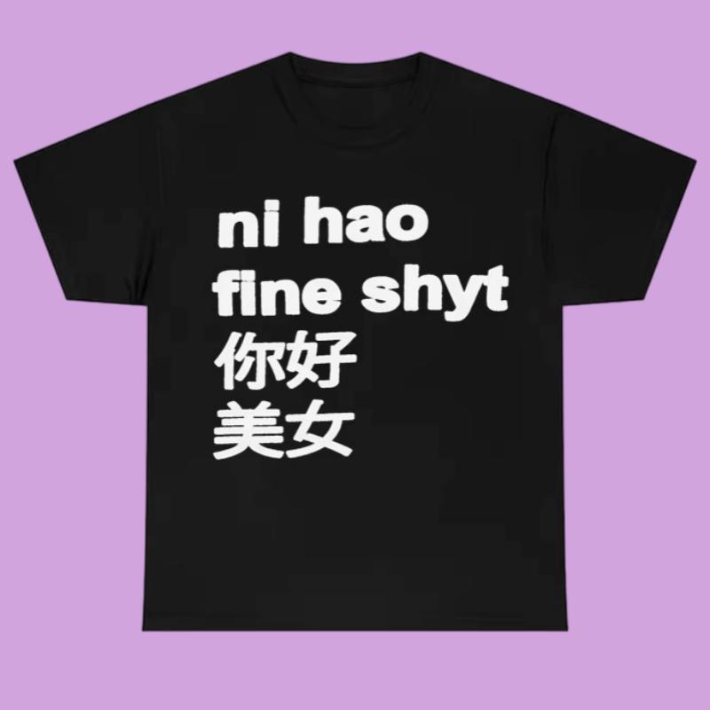 

Alphabet Printed Cotton TShirt Hip Hop Crew Neck Short Sleeve Retro Top Street Fashion Trend High Quality Clothes Summer S