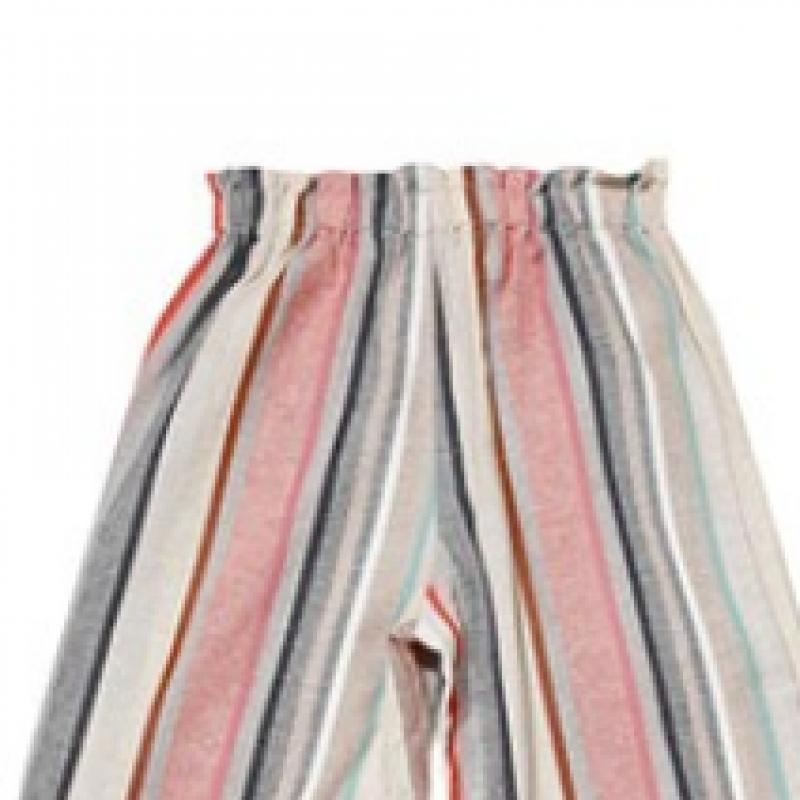 [renoma Kids] Lenoma Kids Dziewczęce Spodnie w Paski 8 Części