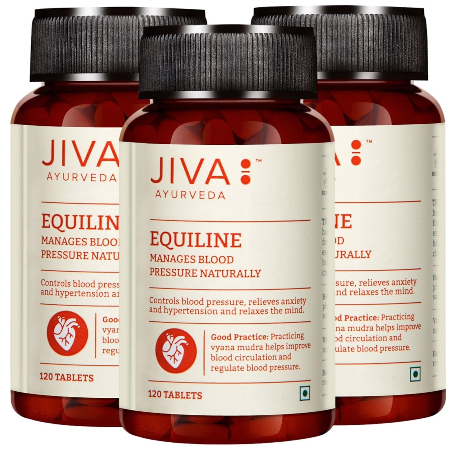 

Jiva Equiline Tablets 500mg | Ayurvedic Herbal Supplement for Mind Clarity & Energy Support | 120 Tablets X Pack of 3