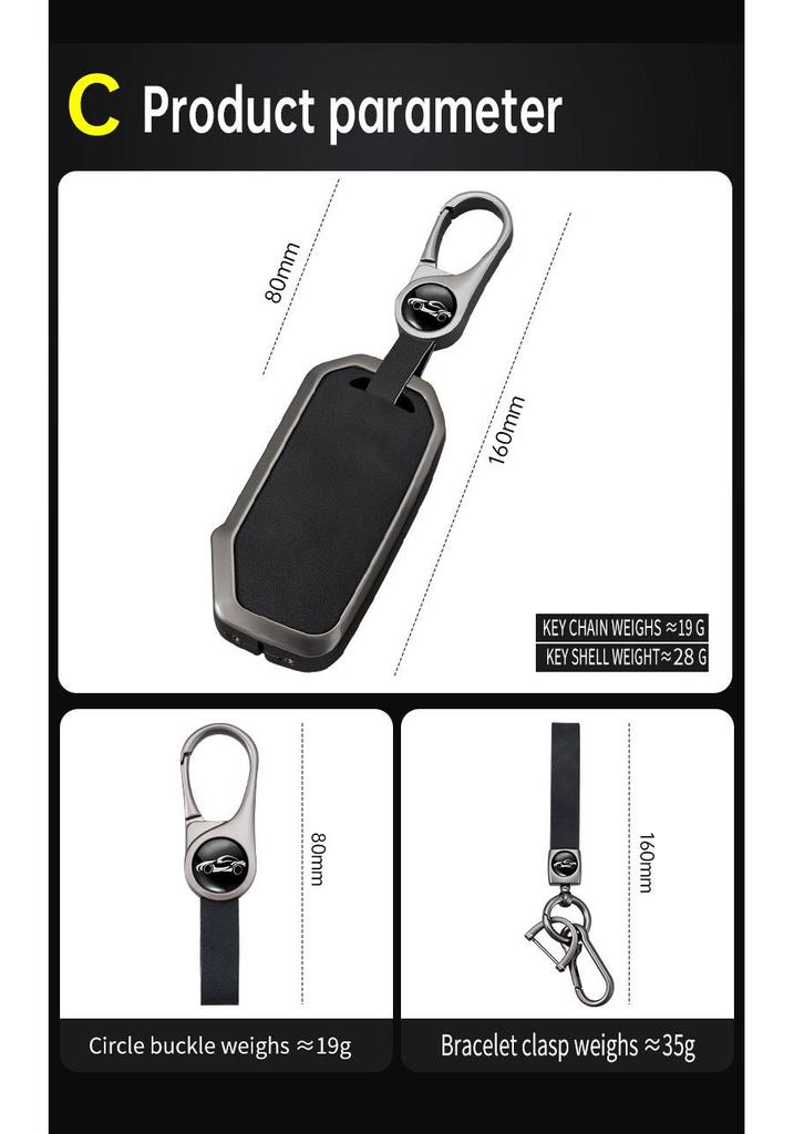 Kia Sportage K5/K2/KX5/K4/K3 Sorento Key Case Protective Shell Buckle.