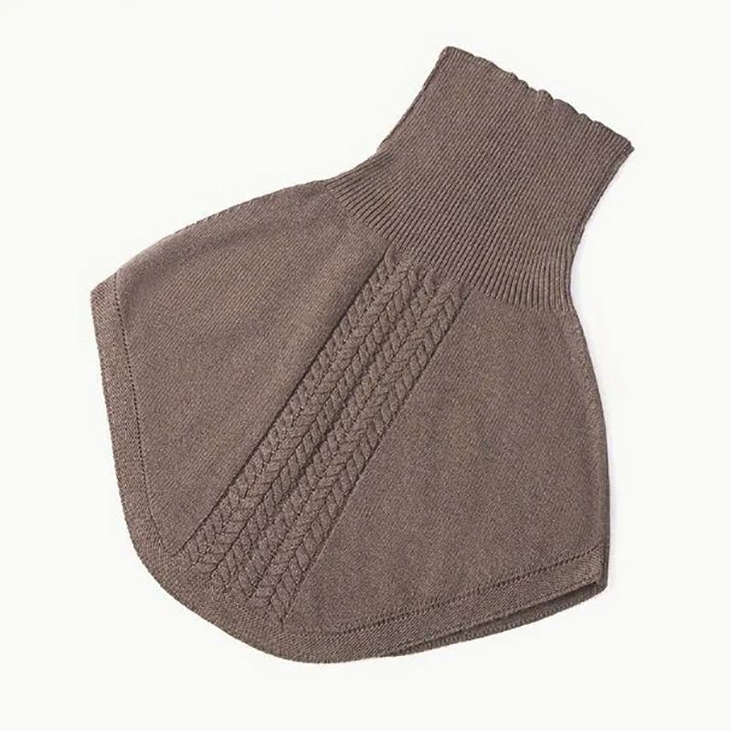 Soft Acrylic Neck Cover Cover  Headwrap Full Fake  High Collars Turtleneck Scarves Wraps Warmer Winter Windproof Scarf Women