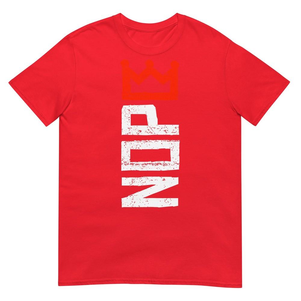 No Kings Protest Sign Vertical TShirt S