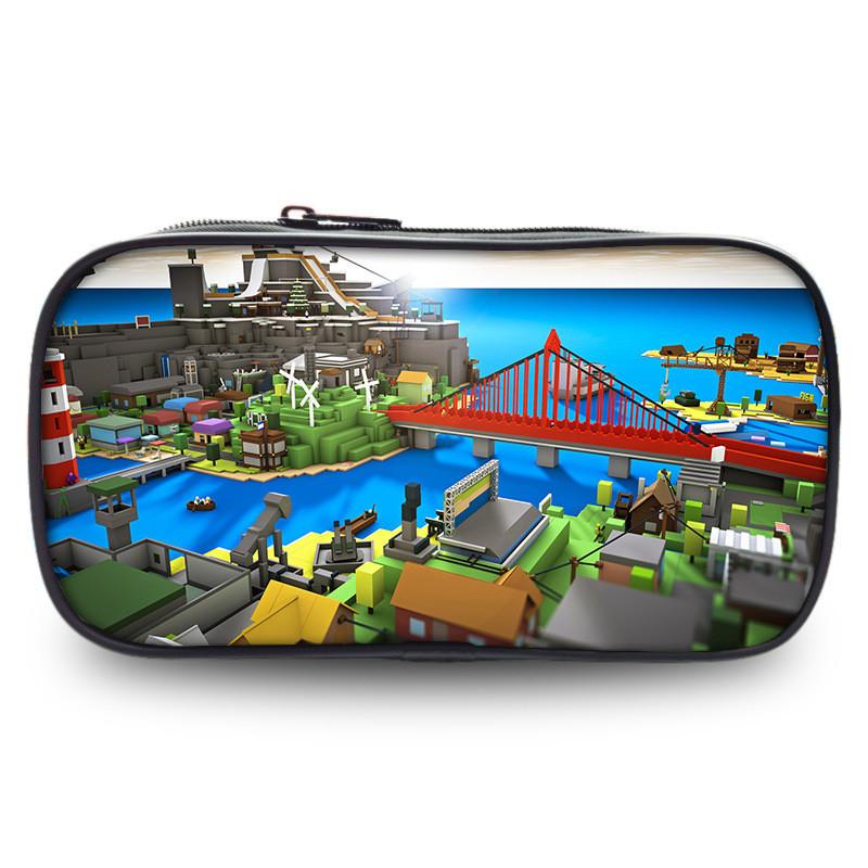Roblox Printed Pencil Case With Large Capacity For Students And School Supplies