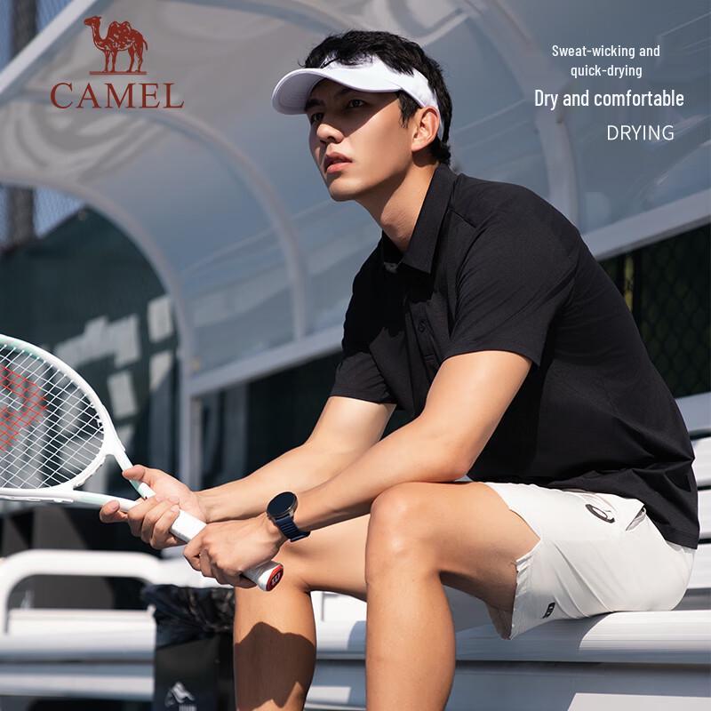 CAMEL Outdoor Quick-Dry Breathable Polo Shirt S