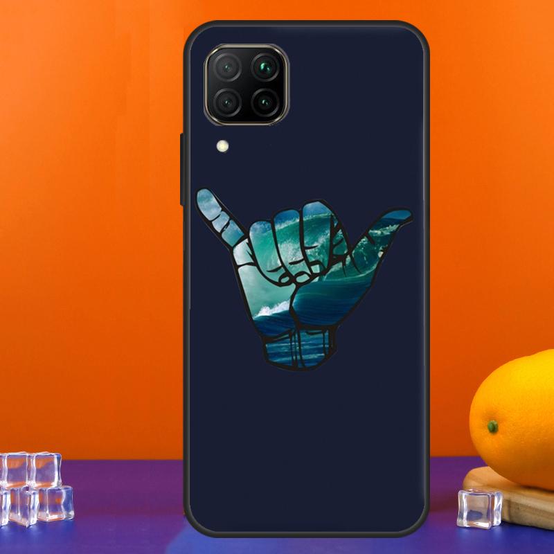 Surfer Surf Hang Loose Shaka For Huawei Nova 12s 12i 11i 5T 9 10 SE Y91 Y90 Y60 Y70 Y72 Y61 P60 Pro P20 P40 P30 Lite Case