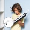 Flexible ABS Harmonica Mouthpiece Breath Tube Melodica Blowpipe Set Suitable for 32-37 Key Student Music Practice
