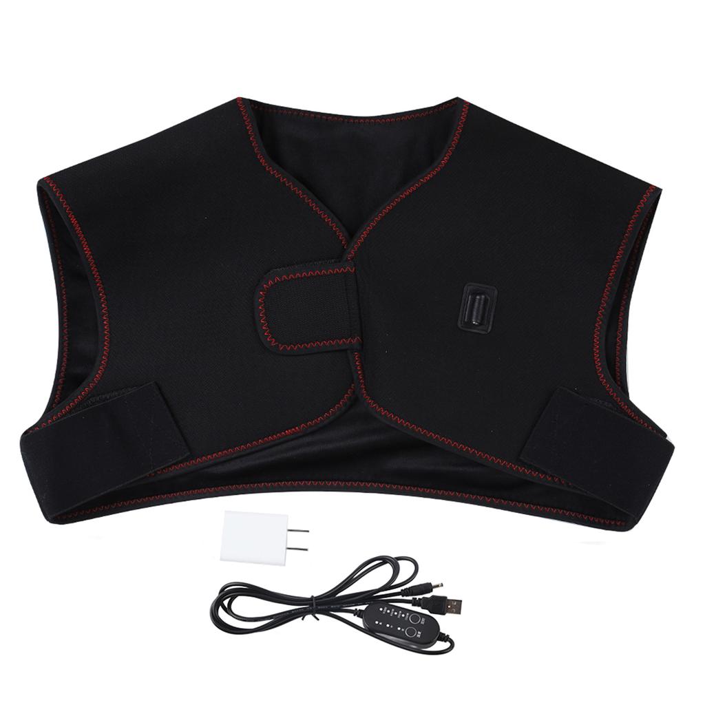 USB Electric Heating Pad Warm Therapy Neck Shoulder Back Pain Relief Cushion