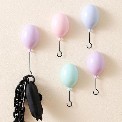 Aufbewahrungshaken, platzsparend, einziehbarer Wandaufbewahrungshaken, Ballonform, Kühlschrank-Magnethaken für Zuhause