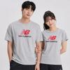 New Balance Men S aThleTicS Logo ShorT Sleeve T ShirT Grey mT51500 Ahh