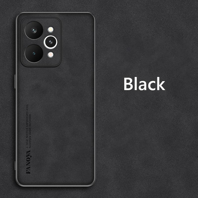 Retro Leather Skin Feel Case For Realme 1 Pro Realme1Pro G Shockproof Matte Silicone Soft Case Cover