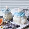 3D Cartoon Sheep Form Silicone Mold DIY Aroma Candle Gypsum Resin Molds Handmade Soap Candle Making Supplies