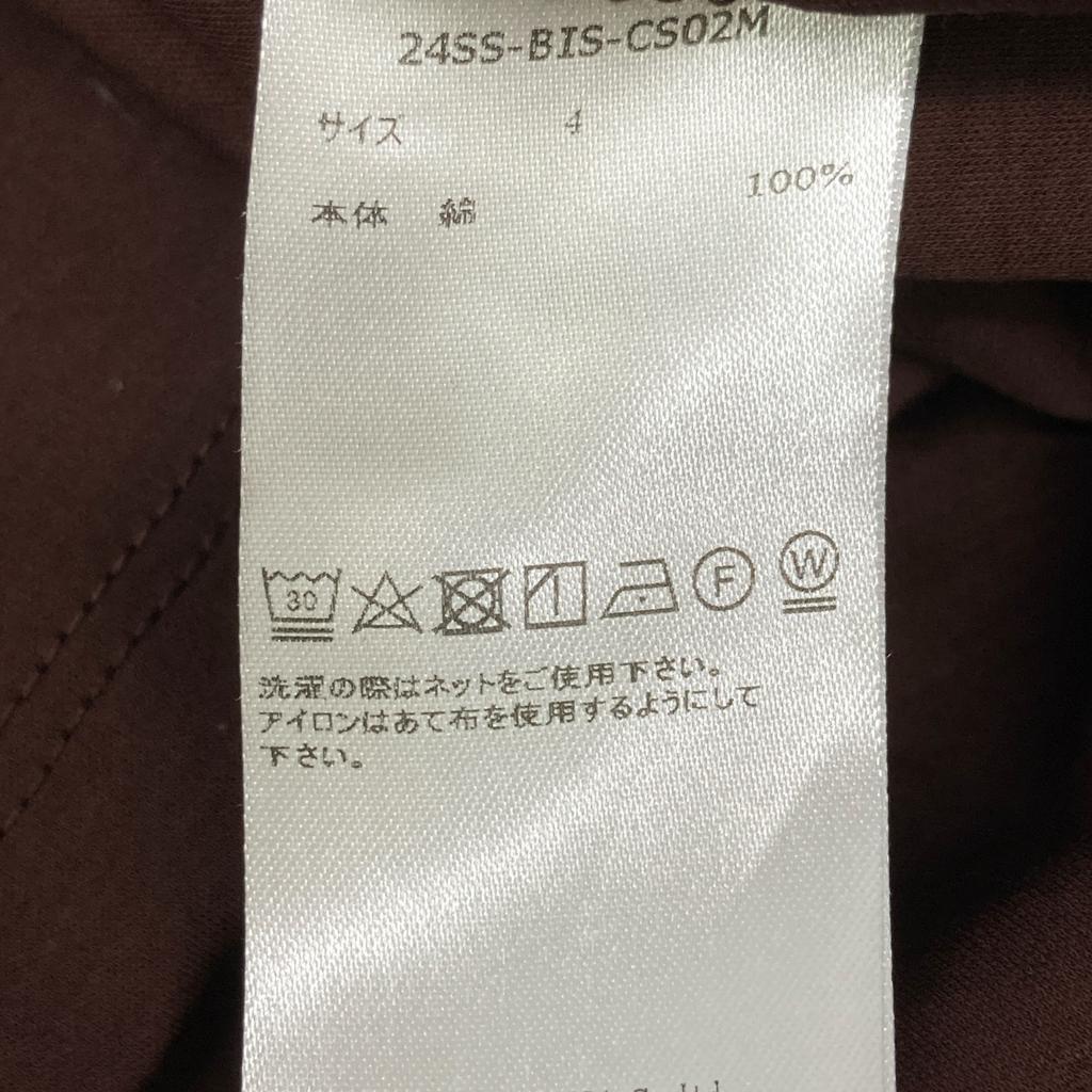 bisown 24Stainless Steel-BIS-CS02M Brown Long Basque Shirt tops 4 BrownUsed