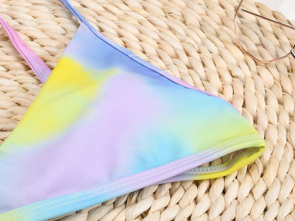 Tie Dye Micro Bikini Sexy Femei Costum de Baie Femeii Costum de Baie Plajă Tanga Brazilian Bikini Set Biquini Costum de baie