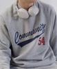 Deomail [Set]Community 54 Sweat Shirts Pants - Gray
