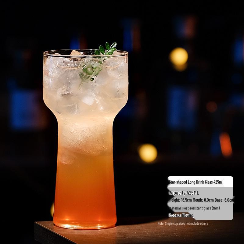 Japanische Collins-Tasse: Leichtes Highball-Glas für Cocktails und Long Island Iced Tea