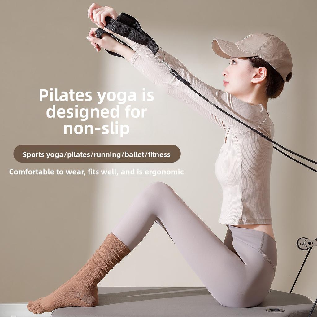 Yoga Five-finger Socks Children Autumn-winter Fitness Exercise Aerobics Dance Indoor Pilates Winter Stockings
