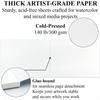 Watercolor Paper Pad Watercolor Pad 9x12 300 GSM 140 Lb Watercolor Paper 16 Sheets Cold Pr Perfect for Most Wet Dry Media Water