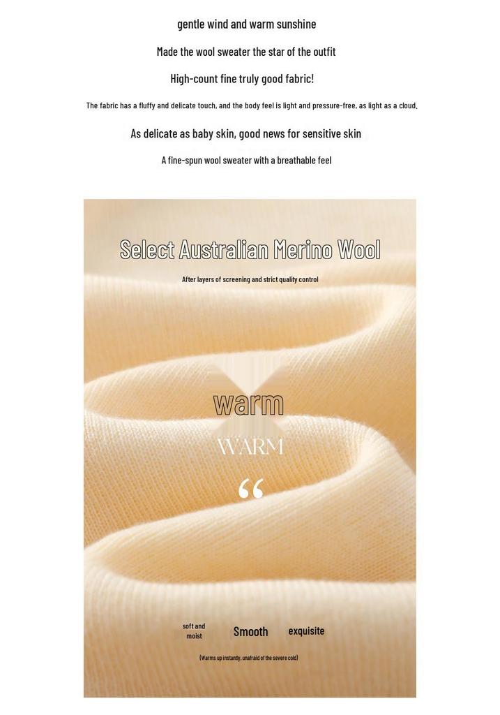 Top-Quality Seamless 100% Wool Half-High Neck Sweater, Slim Fit Knit Base Layer for Autumn & Winter.