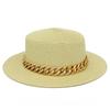 European and American Hot-selling Straw Top Hat Outdoor Sun Hat Women's Leisure Beach Straw Hat Sun Hat Summer Manufacturer