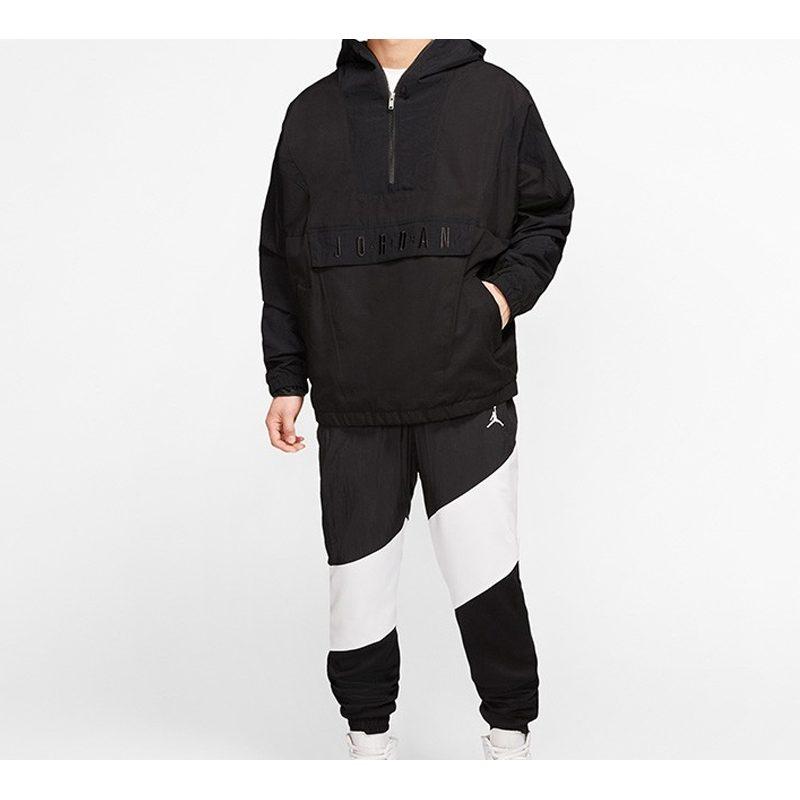 Jordan Sport Jackets Men's Black Hooded Moderate Other CD5729-084