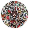 50pcs Cartoon Tattoo Stickers for Notebooks, Luggage, Scooters, Cars, and Motorcycles