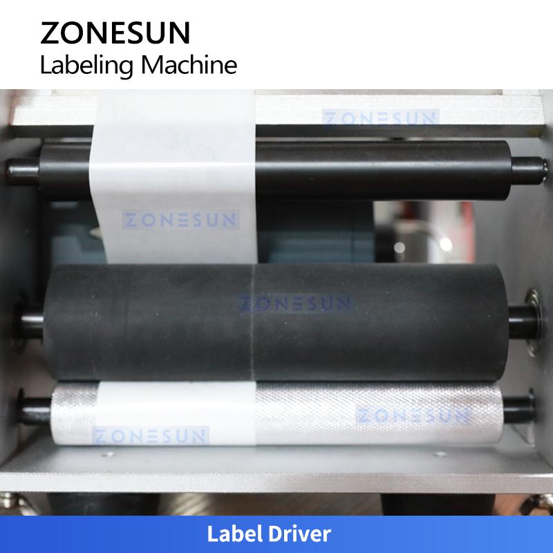 ZONESUN ZS-LT50 Semi-automatic Round Bottle Labeling Machine