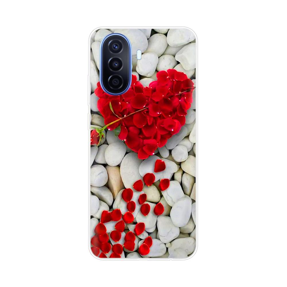 New Fashion Flower Cover For Huawei Nova Y70 Plus Case Soft Slim Phone Cases For Huawei Nova Y70 Y 70 NovaY70 Back Cover Bumper