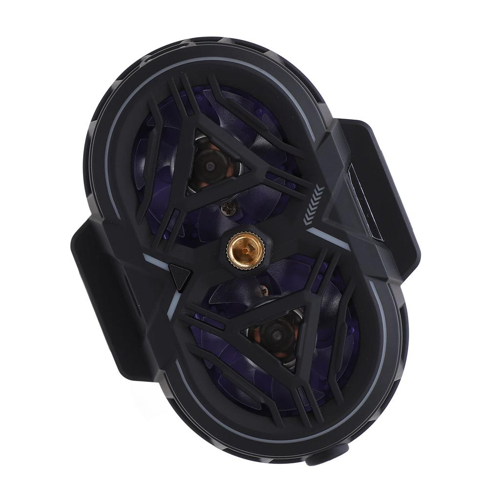 Phone Cooler Double Core 3 Level Cooling Temperature Display RGB Cellphone Radiator for Gaming Live